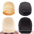 Black Wig Hats S/M/L Size Spandex Dome Cap